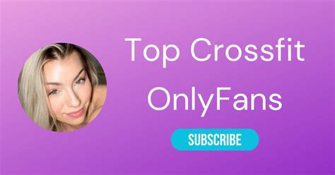 fit onlyfans|Top 7 CrossFit OnlyFans Models to Follow 2024